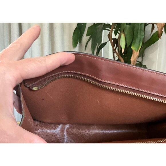 AUTHENTIC LOUIS VUITTON MONOGRAM POCHETTE HOMME CLUTCH - Picture 7 of 7